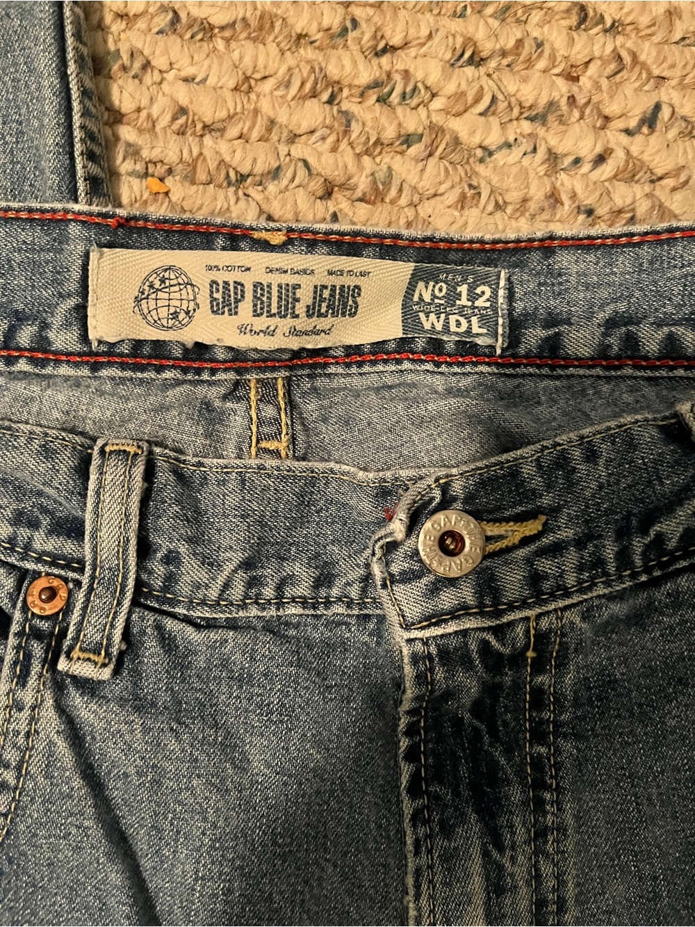 Men’s Vintage Baggy Wide Jeans 36/30